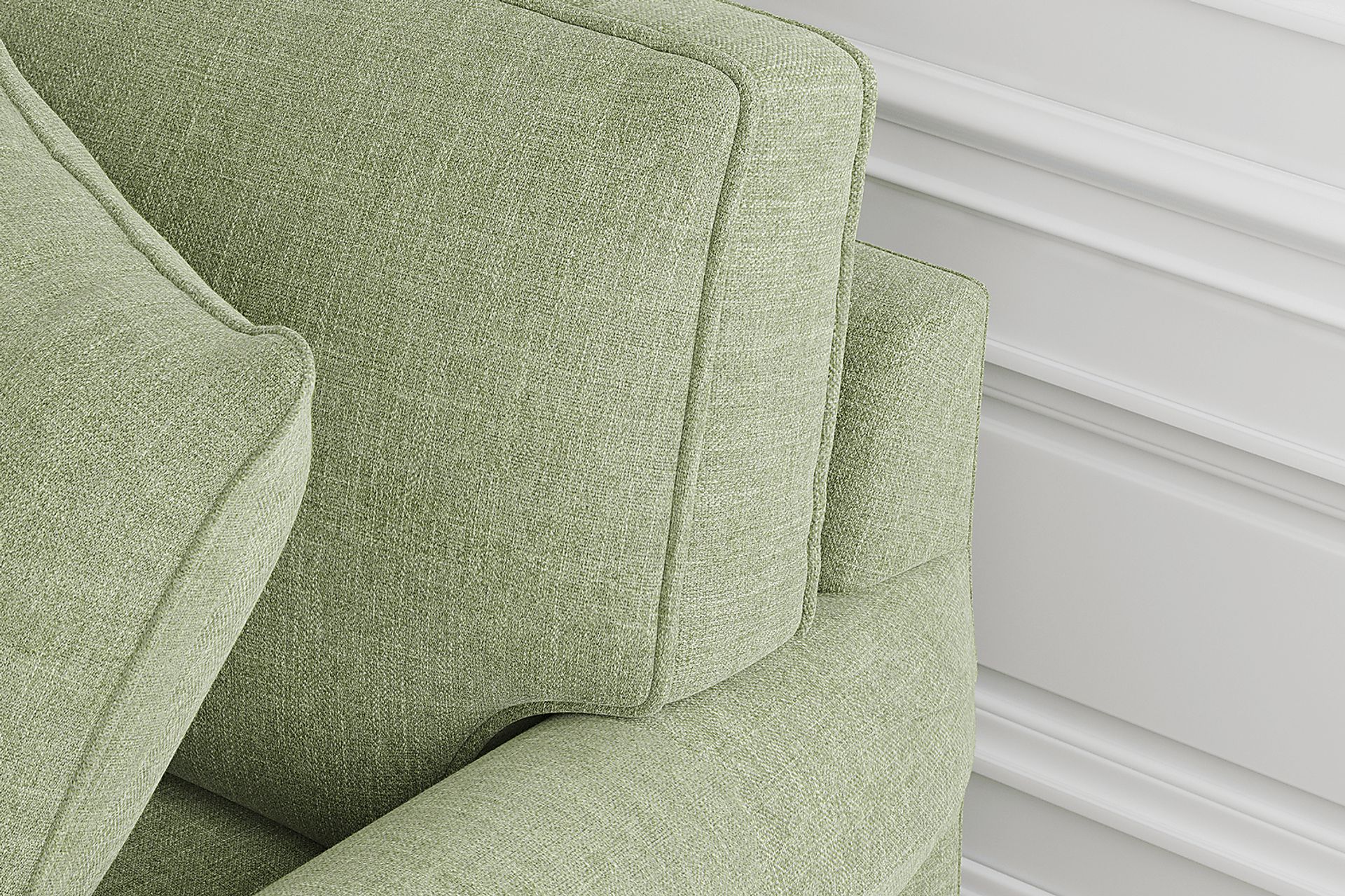 Bellingham Celadon Textured Chenille Sofa - Image 7