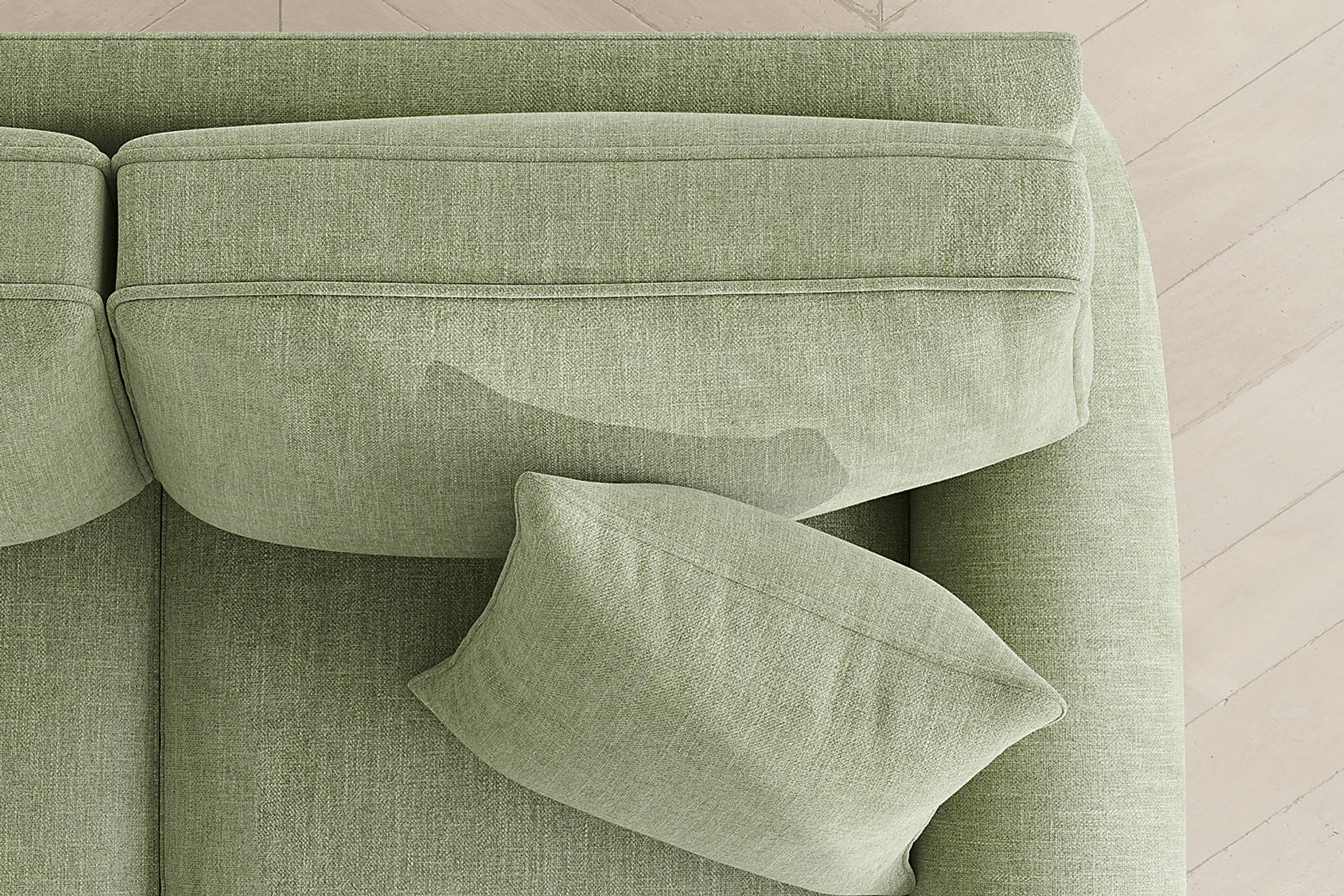 Bellingham Celadon Textured Chenille Sofa - Image 11