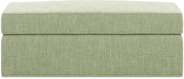 Bellingham Celadon Textured Chenille Storage Ottoman - Thumbnail - Image 2