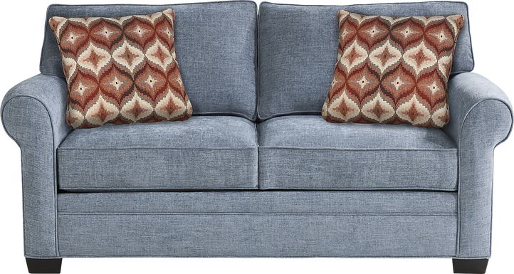 Blue deals loveseat sleeper