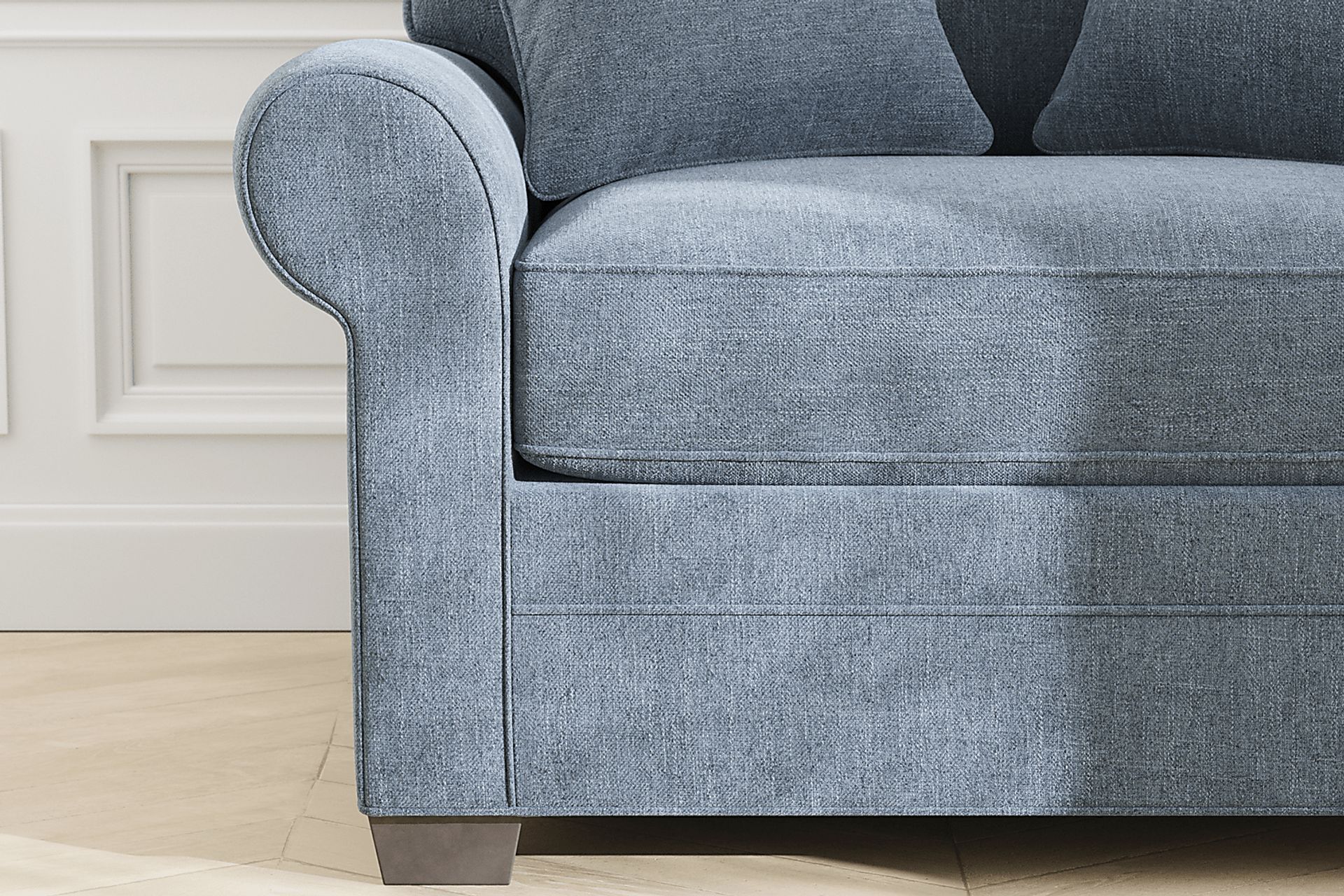Bellingham Chambray Textured Chenille Gel Foam Sleeper Chair - Image 8