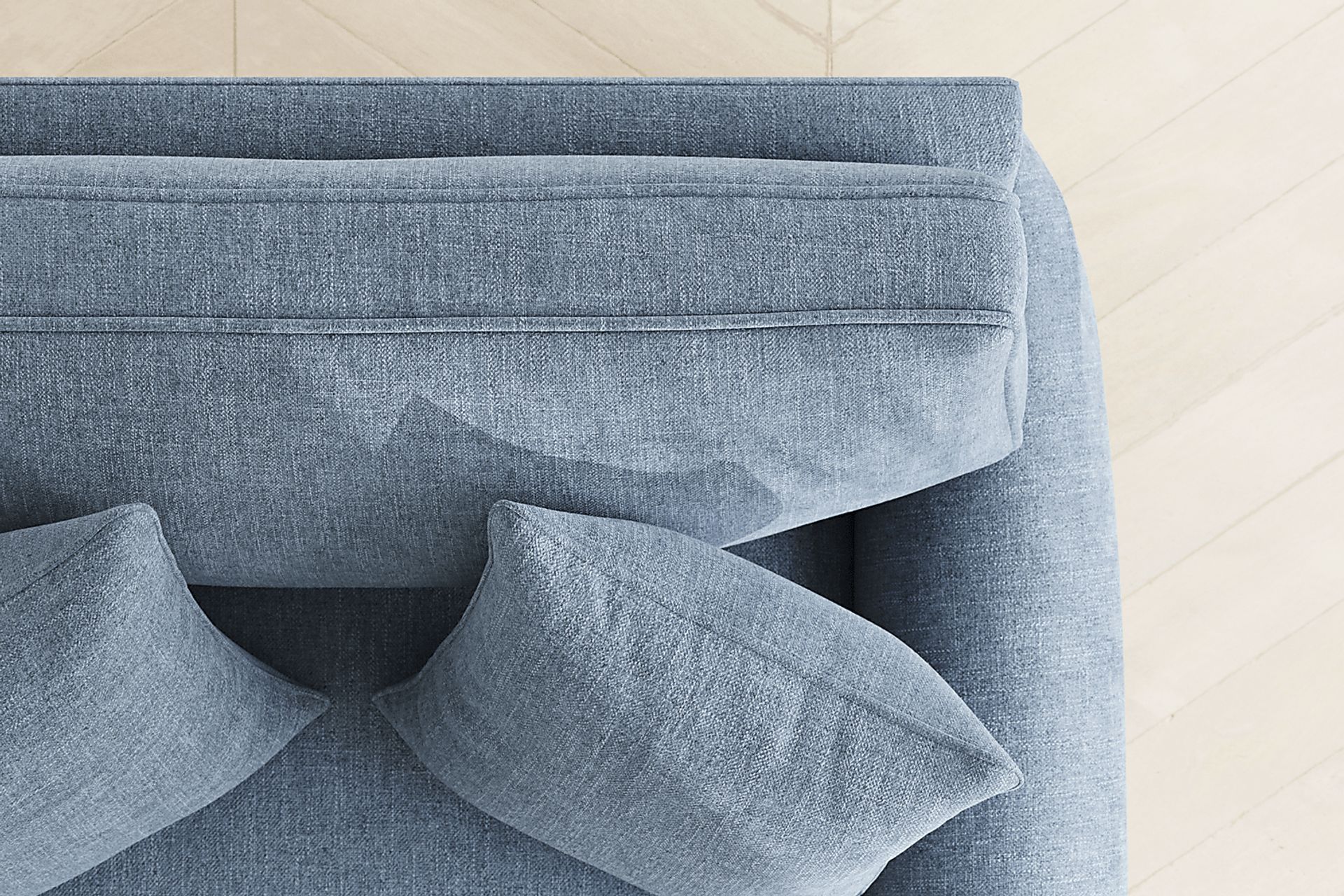 Bellingham Chambray Textured Chenille Gel Foam Sleeper Chair - Image 9