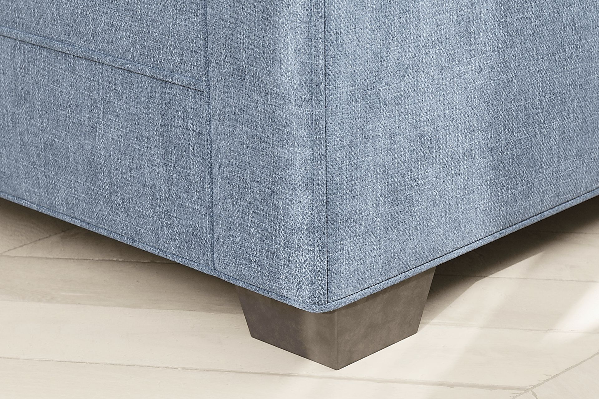 Bellingham Chambray Textured Chenille Gel Foam Sleeper Chair - Image 4
