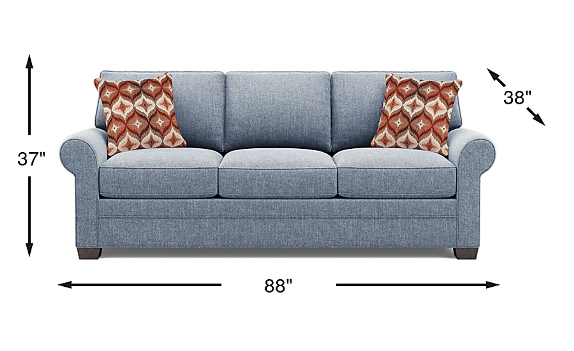 Dimension Image. Please refer to the Dimension Tab on this page for dimension details.