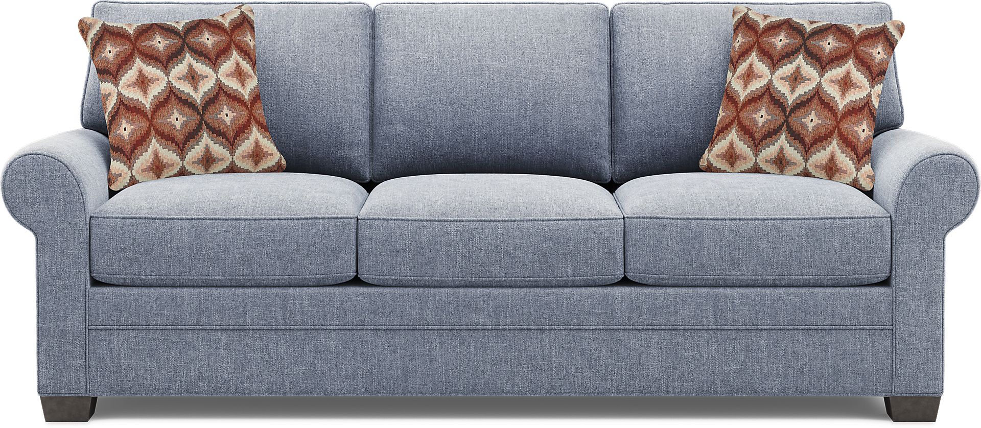 Bellingham Chambray Textured Chenille Gel Foam Sleeper Sofa - Image 1