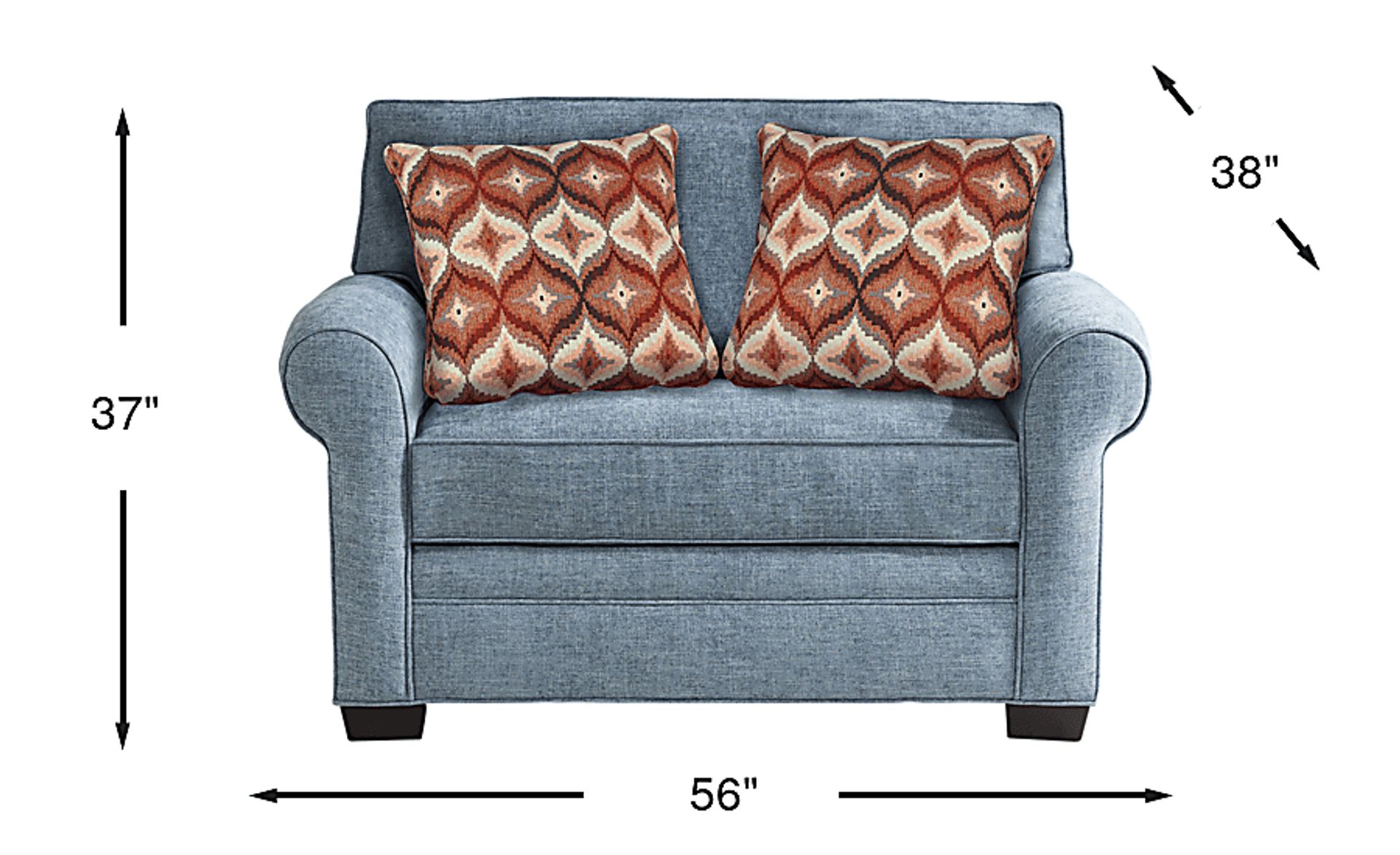 Dimension Image. Please refer to the Dimension Tab on this page for dimension details.