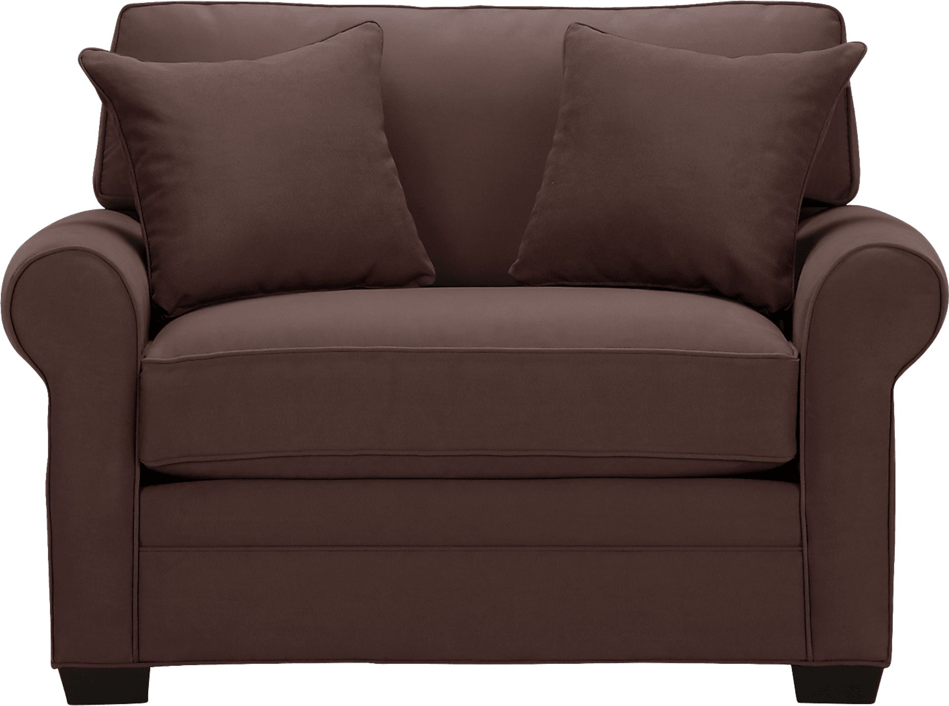 Cindy Crawford Home Bellingham Chocolate Sleeper Chair - Image 1