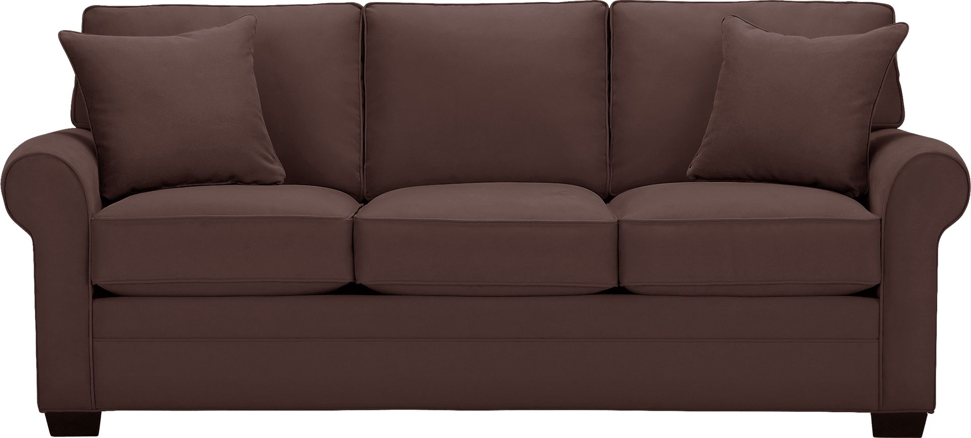 Cindy Crawford Home Bellingham Chocolate Sofa - Image 1