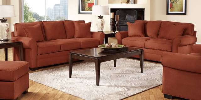 Cindy Crawford Home Bellingham Copper 2 Pc Living Room - Thumbnail - Image 1