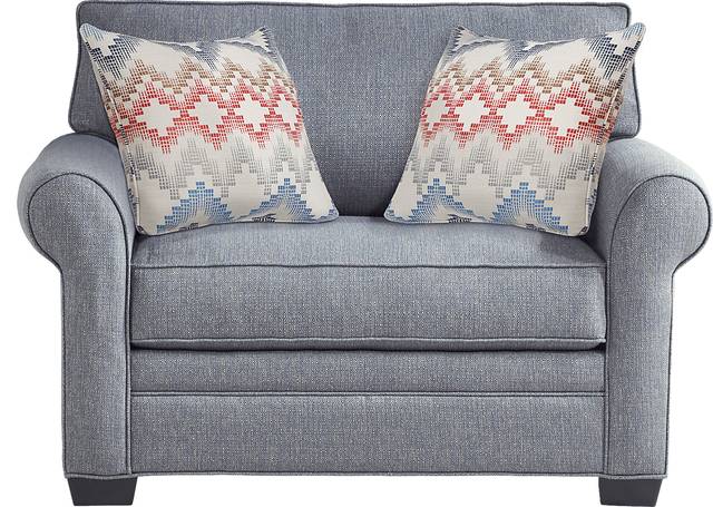 Bellingham Denim Textured Chair - Thumbnail - Image 1