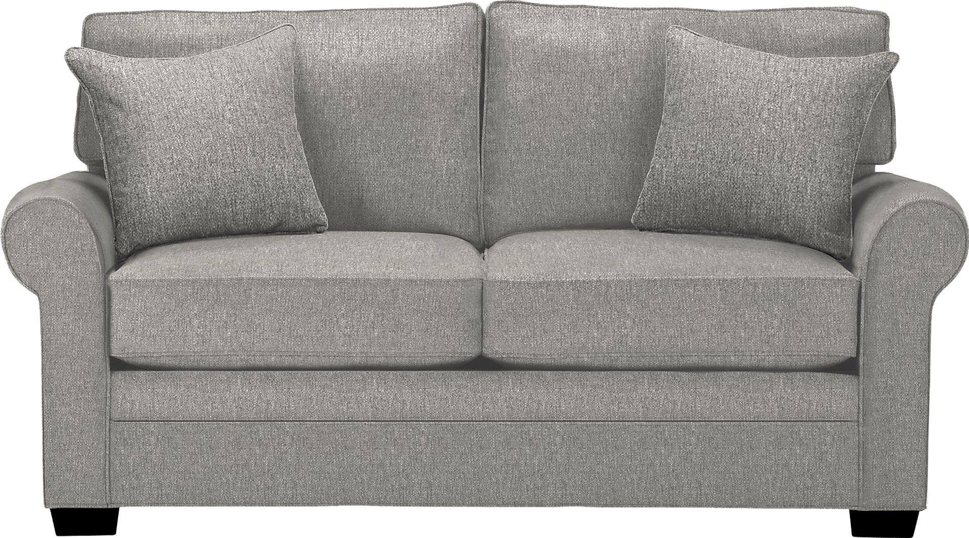 Bellingham Gray Textured Sleeper Loveseat - Image 1