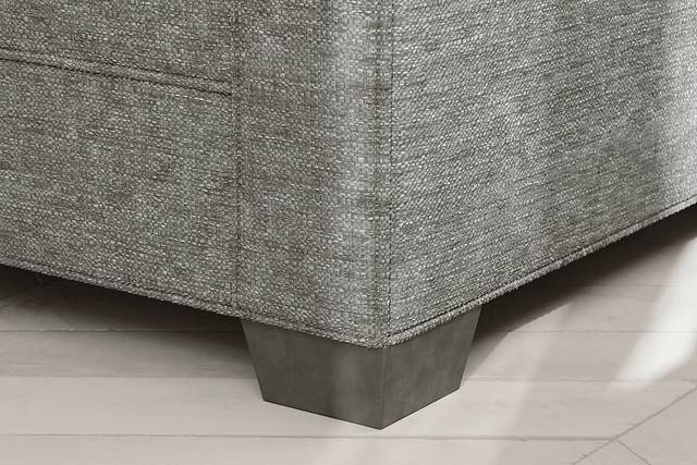 Bellingham Gray Textured Gel Foam Sleeper Loveseat - Thumbnail - Image 4