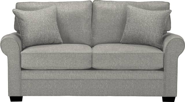 Bellingham Gray Textured Gel Foam Sleeper Loveseat - Thumbnail - Image 1