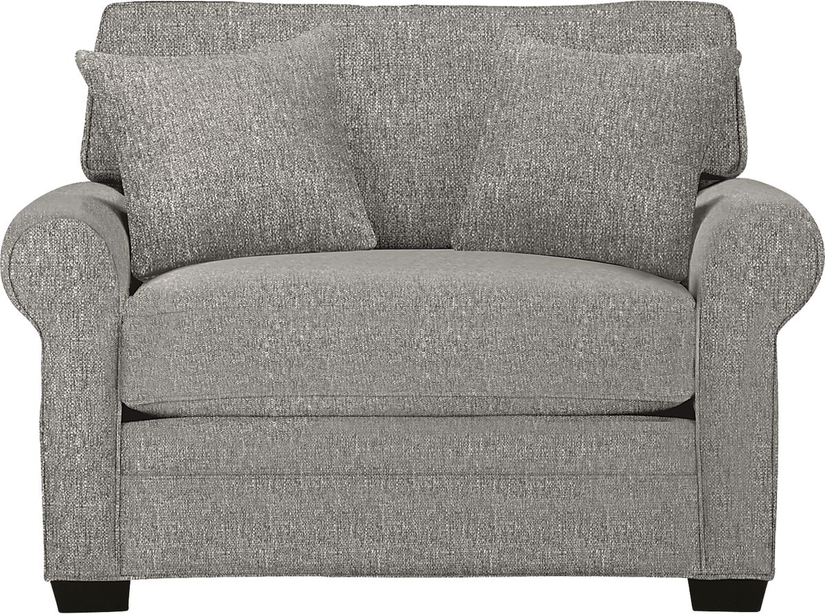Cindy Crawford Bellingham Gray Textured Chair Rooms To Go