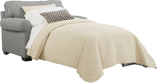 Bellingham Gray Textured Gel Foam Sleeper Chair - Thumbnail - Image 2