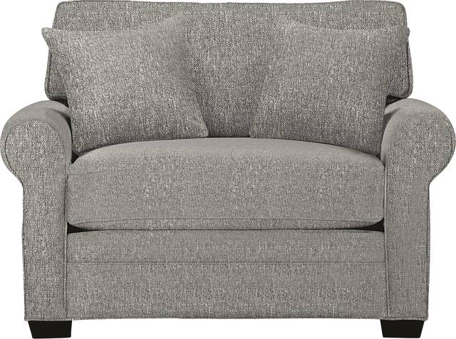 Bellingham Gray Textured Gel Foam Sleeper Chair - Thumbnail - Image 1