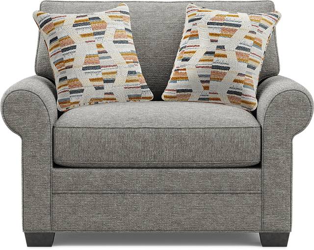 Bellingham Gray Textured Gel Foam Sleeper Chair - Thumbnail - Image 1