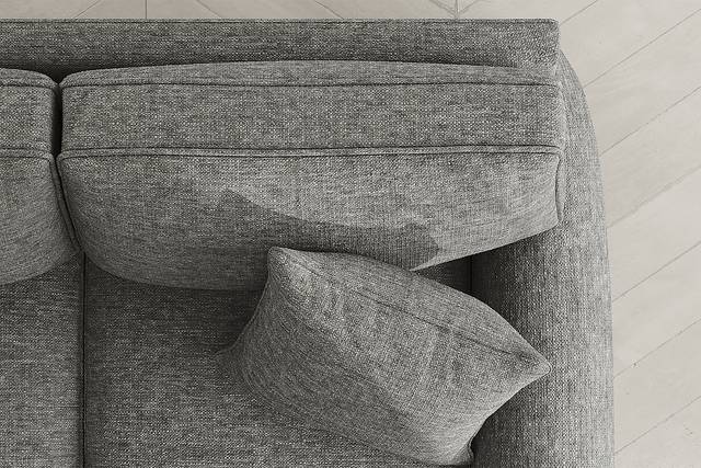 Bellingham Gray Textured 7 Pc Living Room with Gel Foam Sleeper Sofa - Thumbnail - Image 10