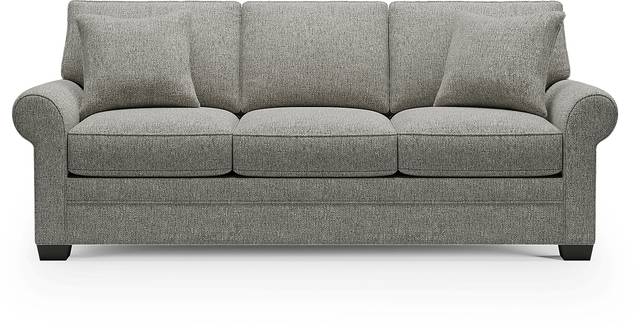 Bellingham Gray Textured 7 Pc Living Room with Gel Foam Sleeper Sofa - Thumbnail - Image 2