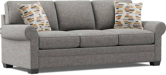 Bellingham Gray Textured Gel Foam Sleeper - Thumbnail - Image 2