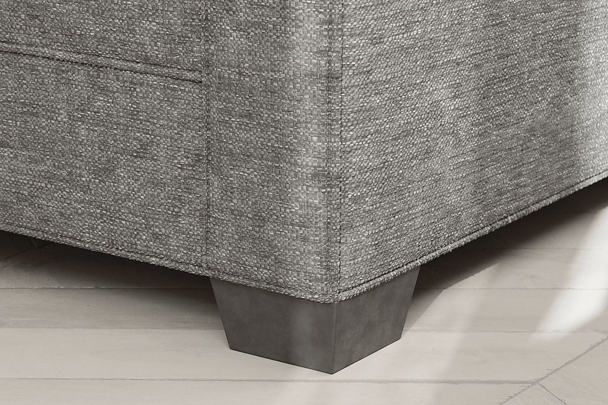 Cindy Crawford Bellingham Gray Textured Loveseat | Rooms to Go