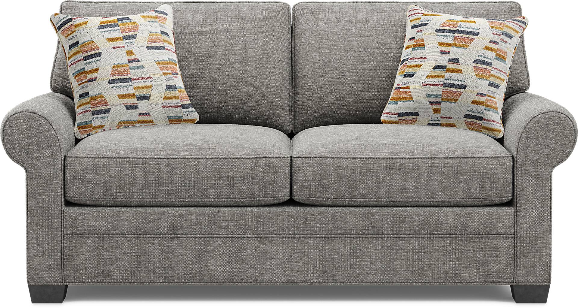 Cindy Crawford Bellingham 2 Pc Gray Textured Living Room Set With Sofa ...