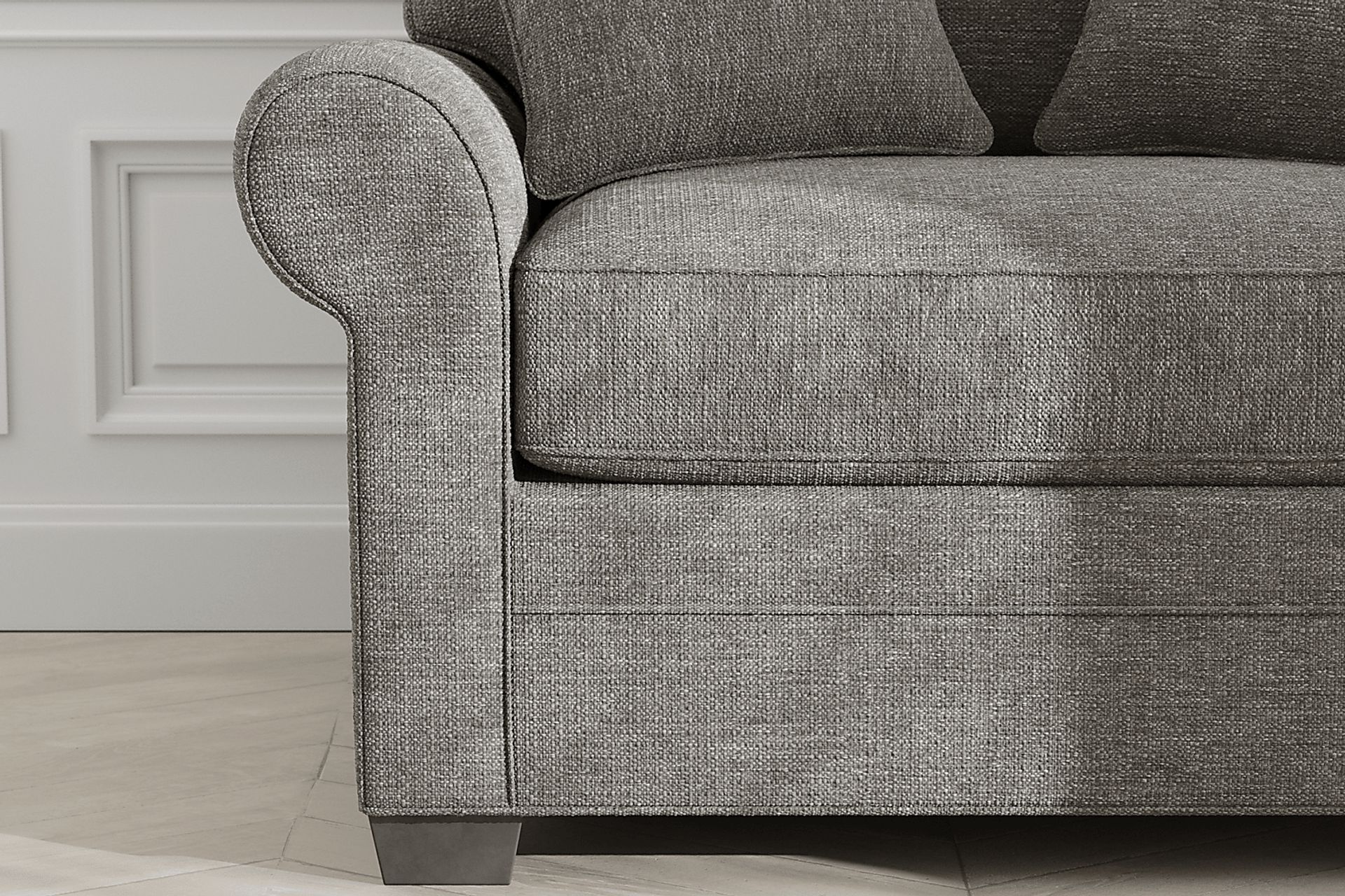 Bellingham Gray Textured Sleeper Chair - Image 7