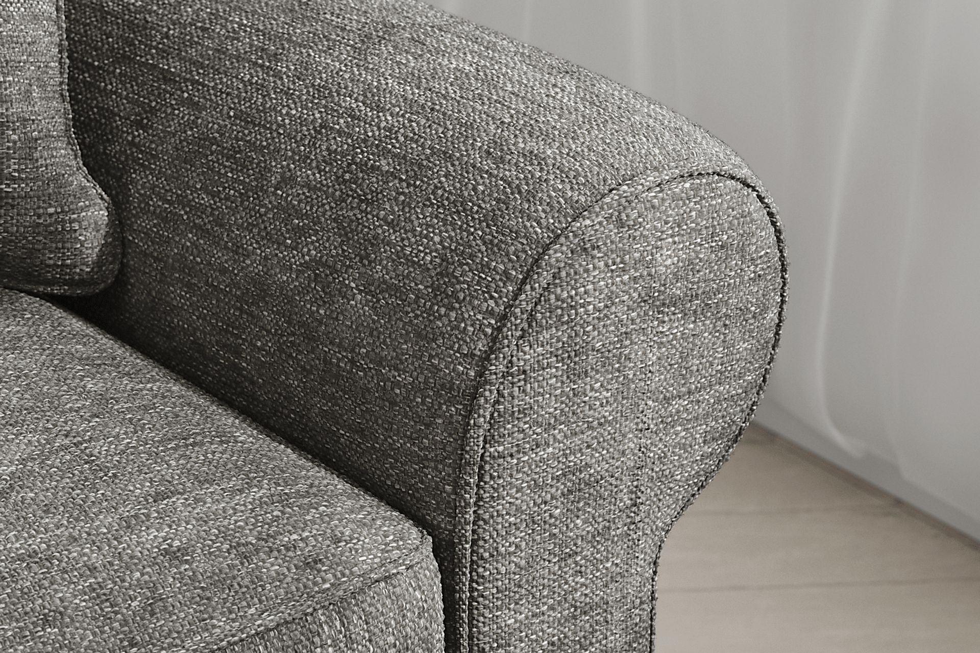 Bellingham Gray Textured Sleeper Chair - Image 5