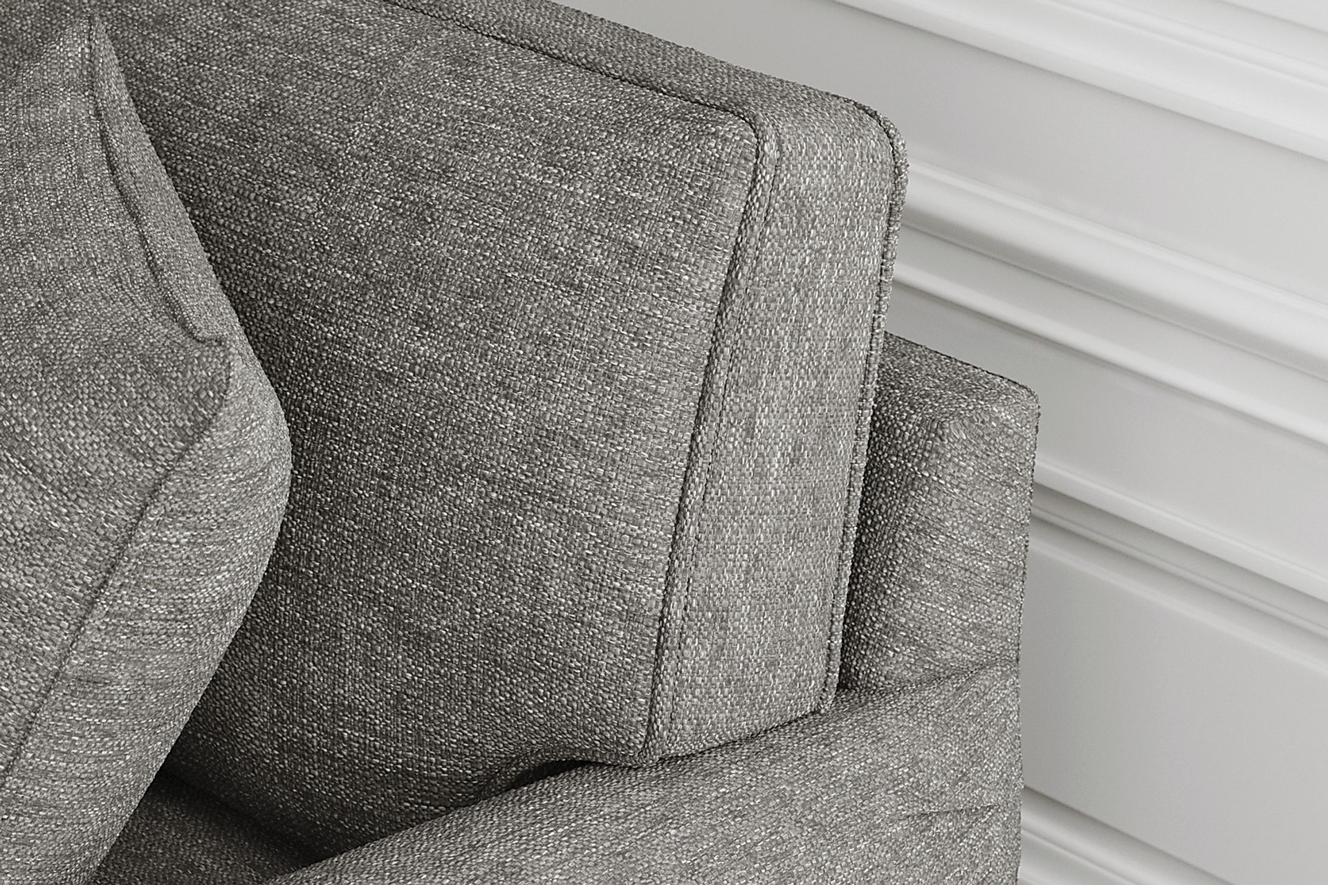 Bellingham Gray Textured Sleeper Chair - Image 6