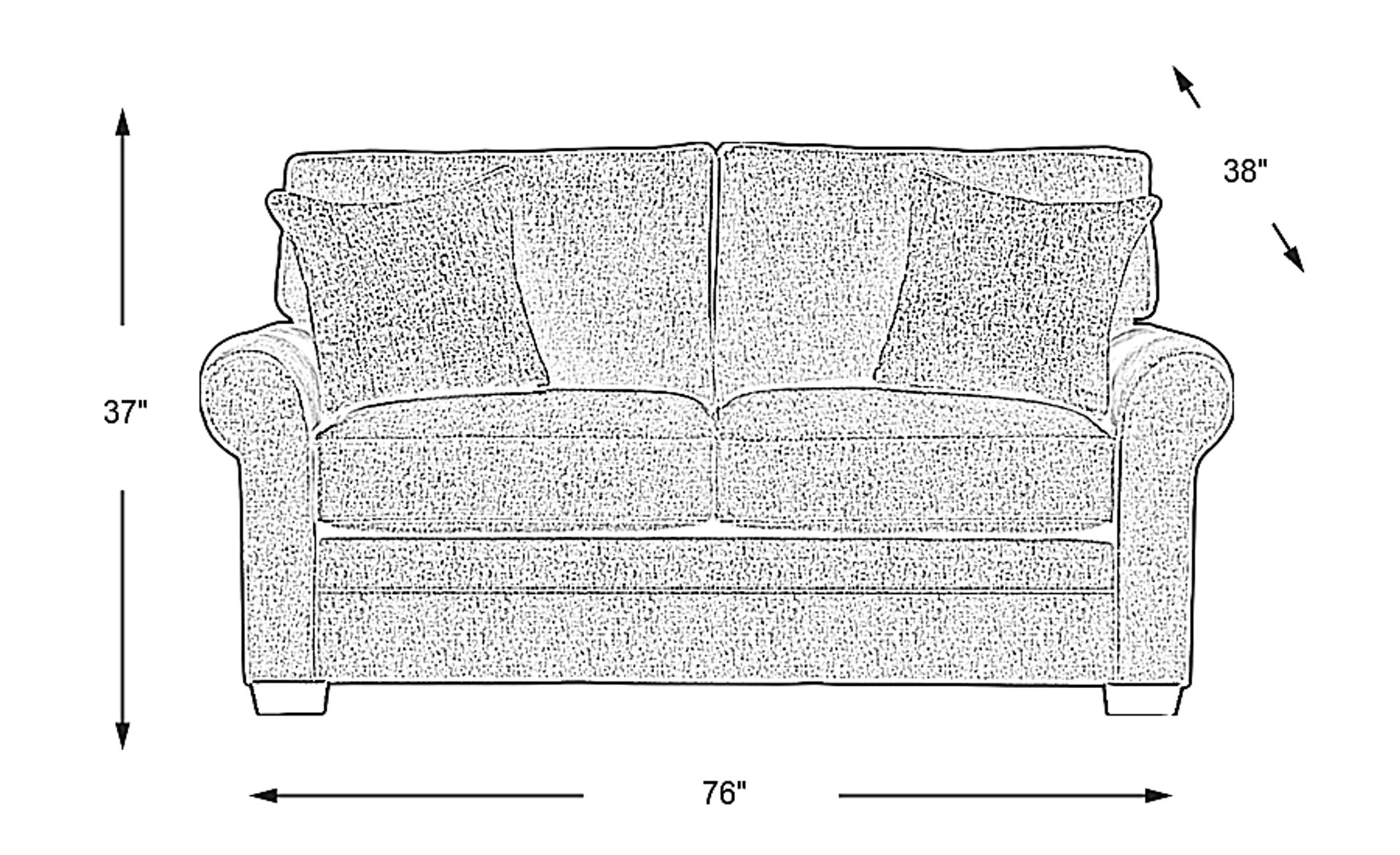 Dimension Image. Please refer to the Dimension Tab on this page for dimension details.