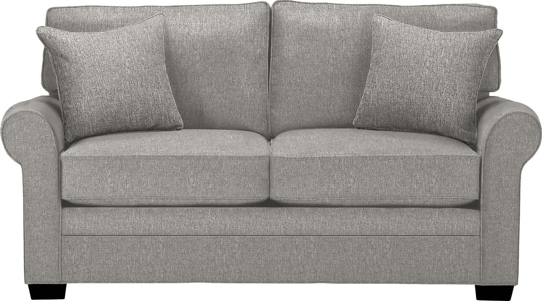 Cindy Crawford Home Bellingham Gray Textured Sleeper Loveseat Rooms To Go