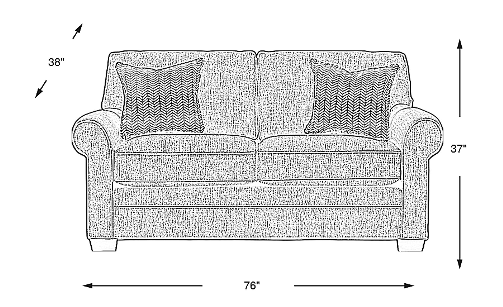 Dimension Image. Please refer to the Dimension Tab on this page for dimension details.