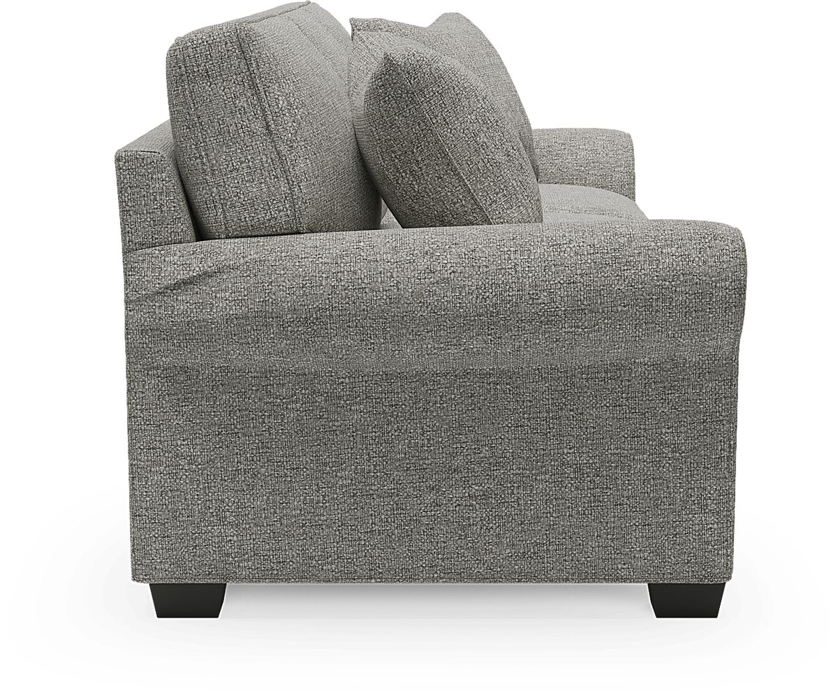 Cindy Crawford Bellingham Gray Textured Sleeper Sofa | Rooms to Go