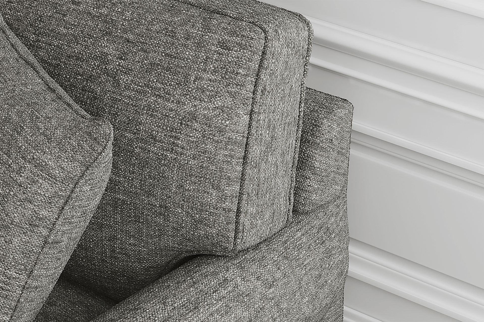 Bellingham Gray Textured Sofa - Image 5