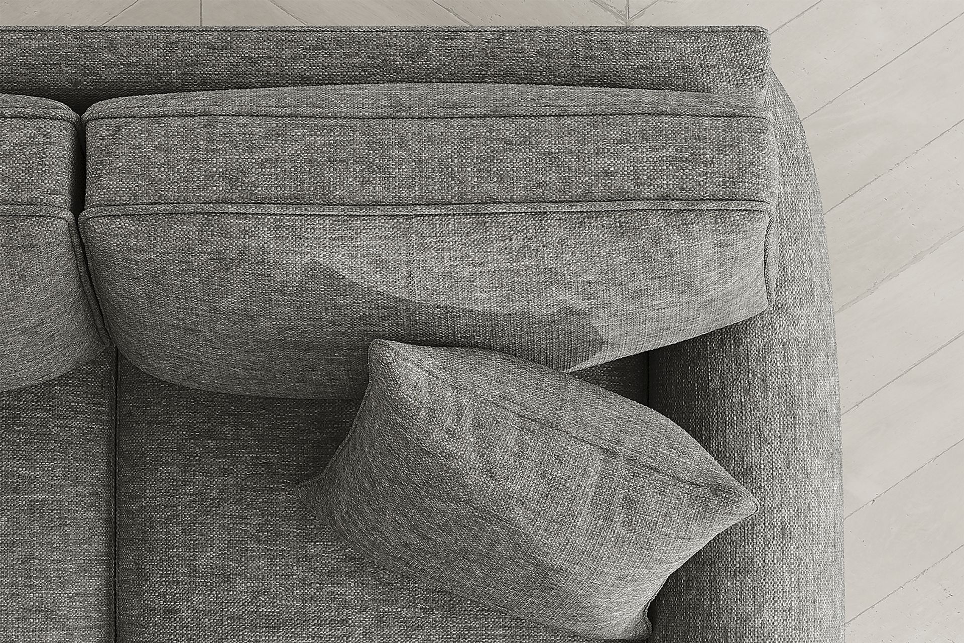Bellingham Gray Textured Sofa - Image 9