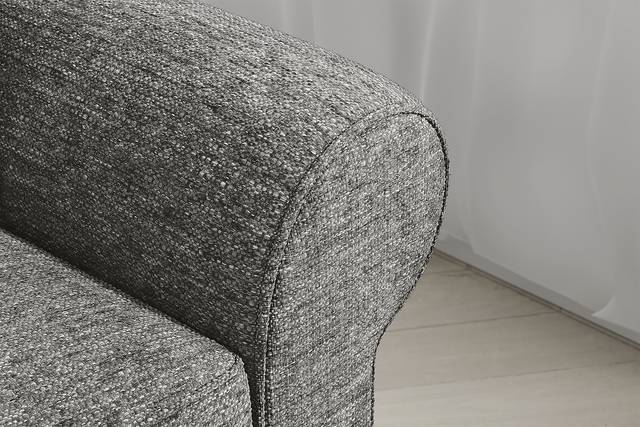 Bellingham Gray Textured Sofa - Thumbnail - Image 4