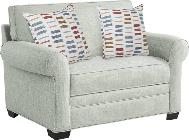 Bellingham Willow Green Textured Gel Foam Sleeper Chair - Thumbnail - Image 2