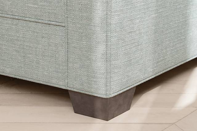 Bellingham Willow Green Textured Gel Foam Sleeper Loveseat - Thumbnail - Image 4