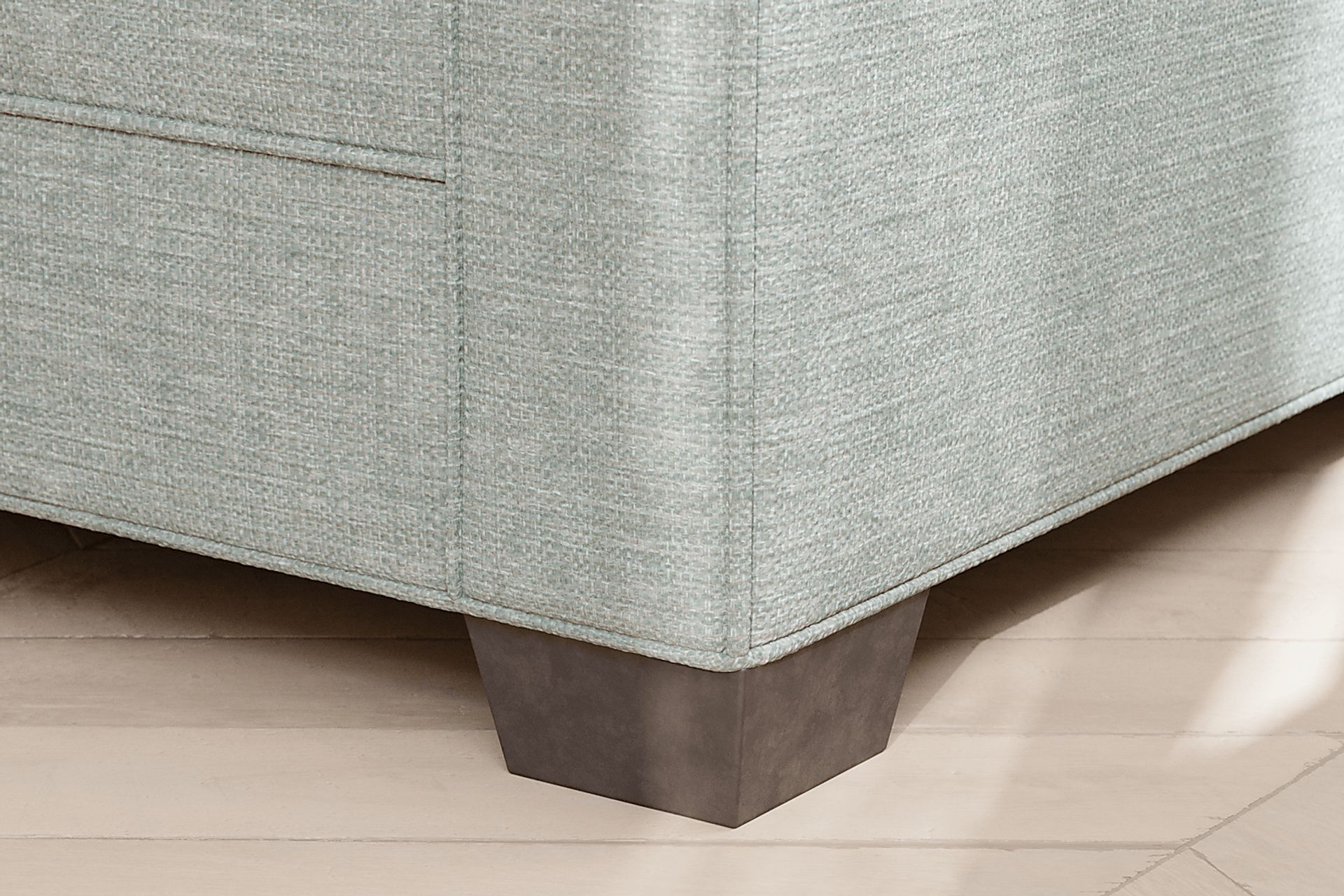 Bellingham Willow Green Textured Sleeper Loveseat - Image 4