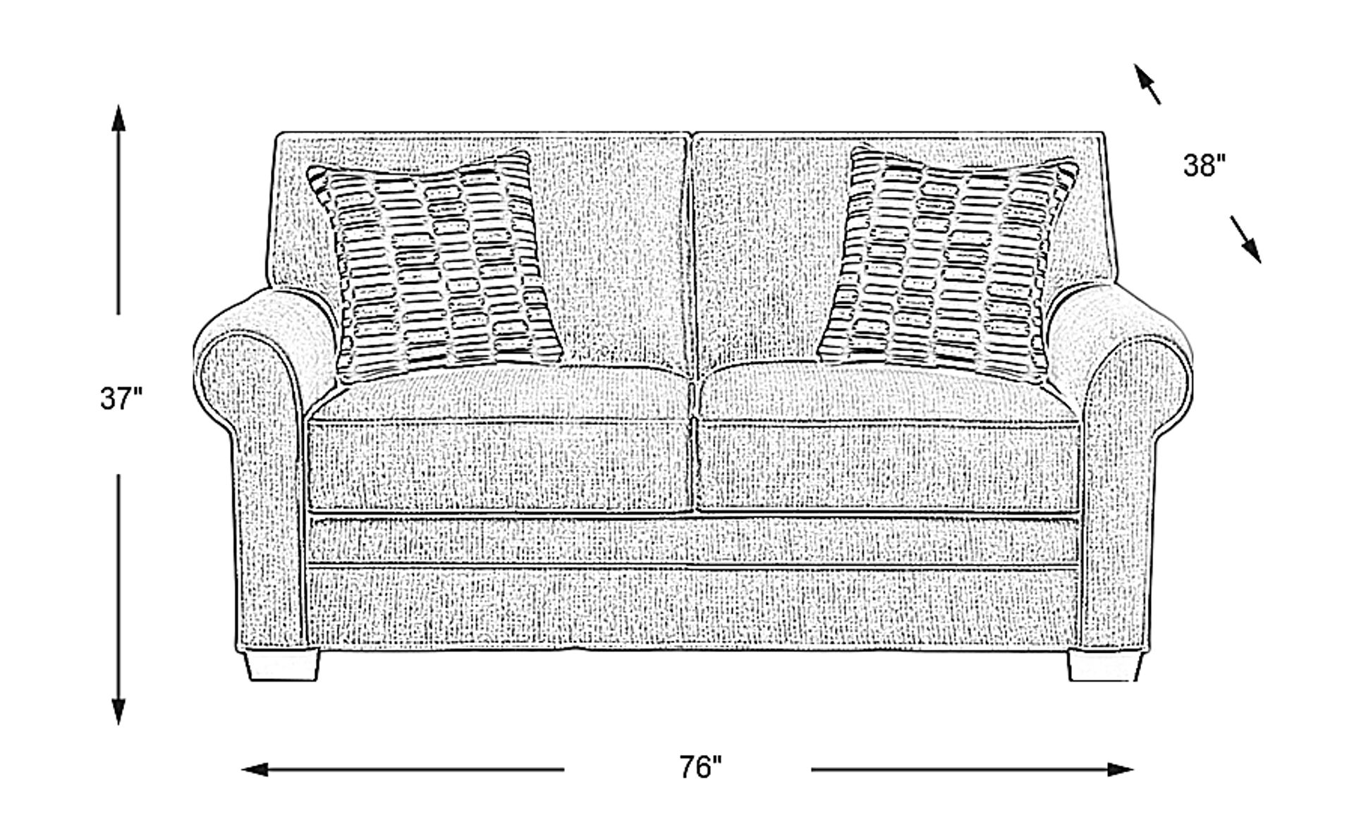 Dimension Image. Please refer to the Dimension Tab on this page for dimension details.