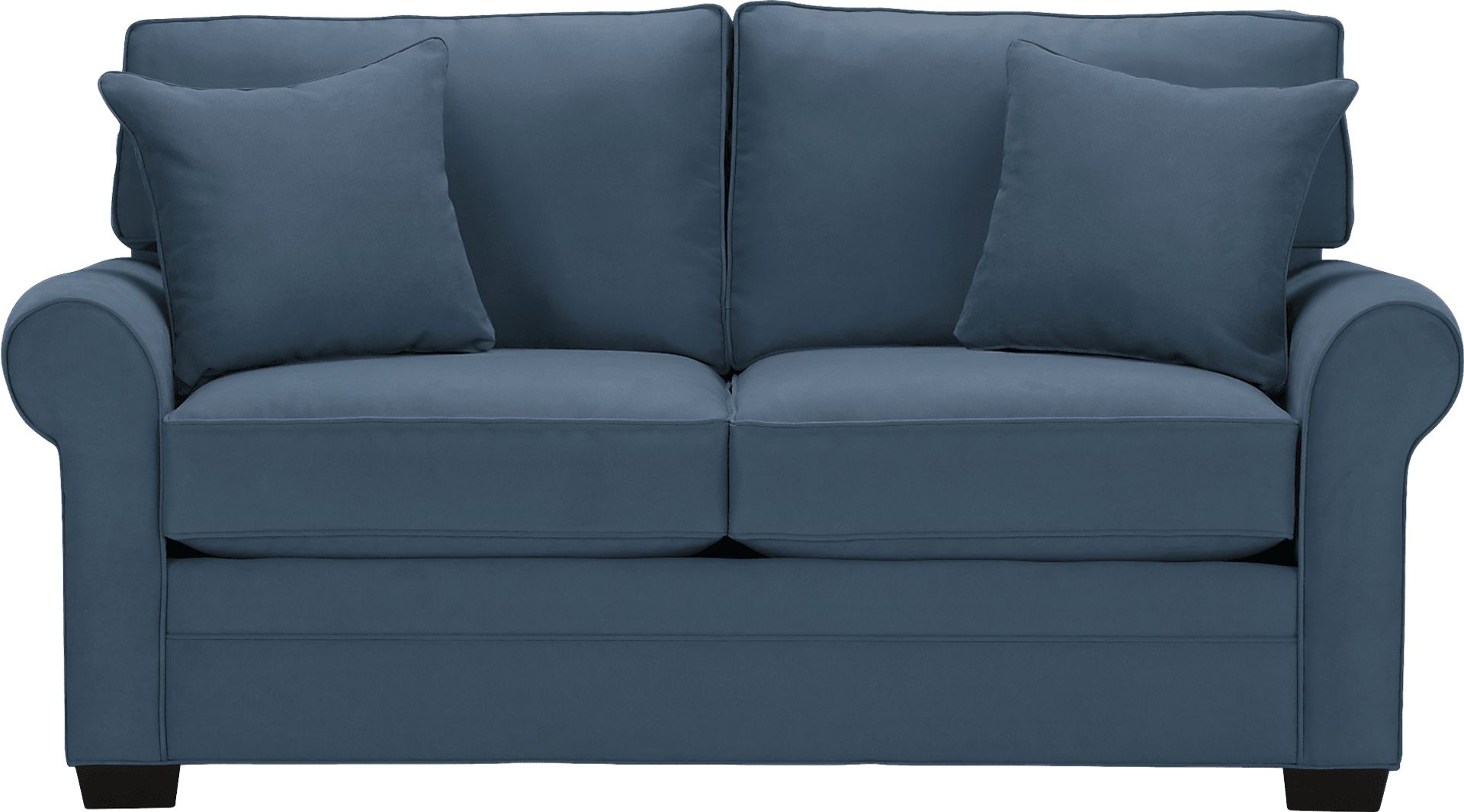 Cindy Crawford Home Bellingham Indigo Loveseat - Image 1