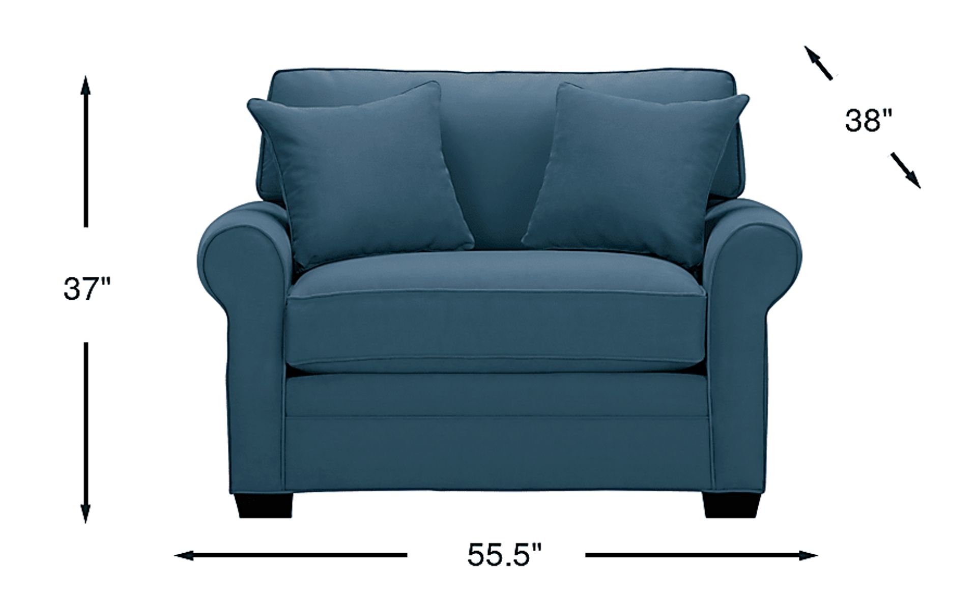 Dimension Image. Please refer to the Dimension Tab on this page for dimension details.