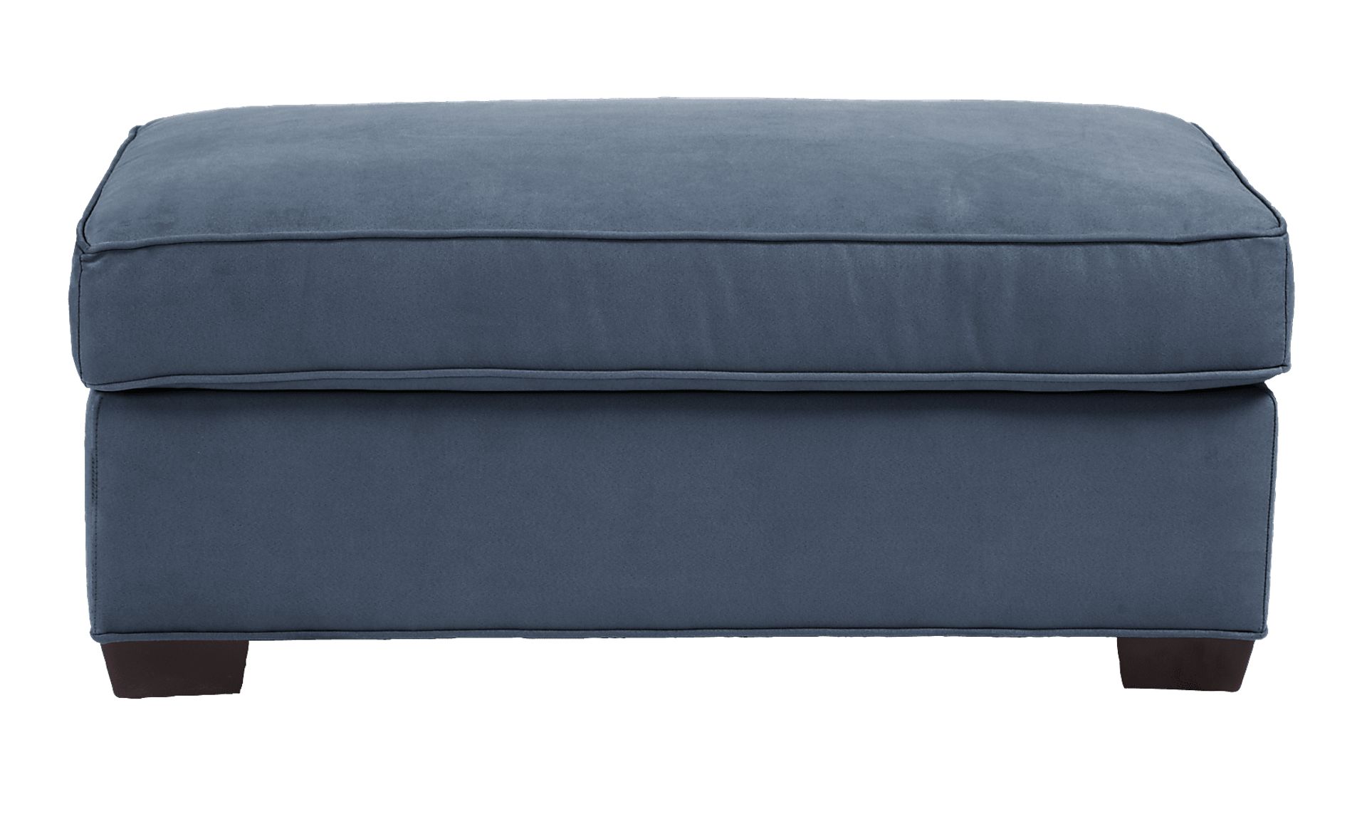 Cindy Crawford Home Bellingham Indigo Ottoman - Image 1