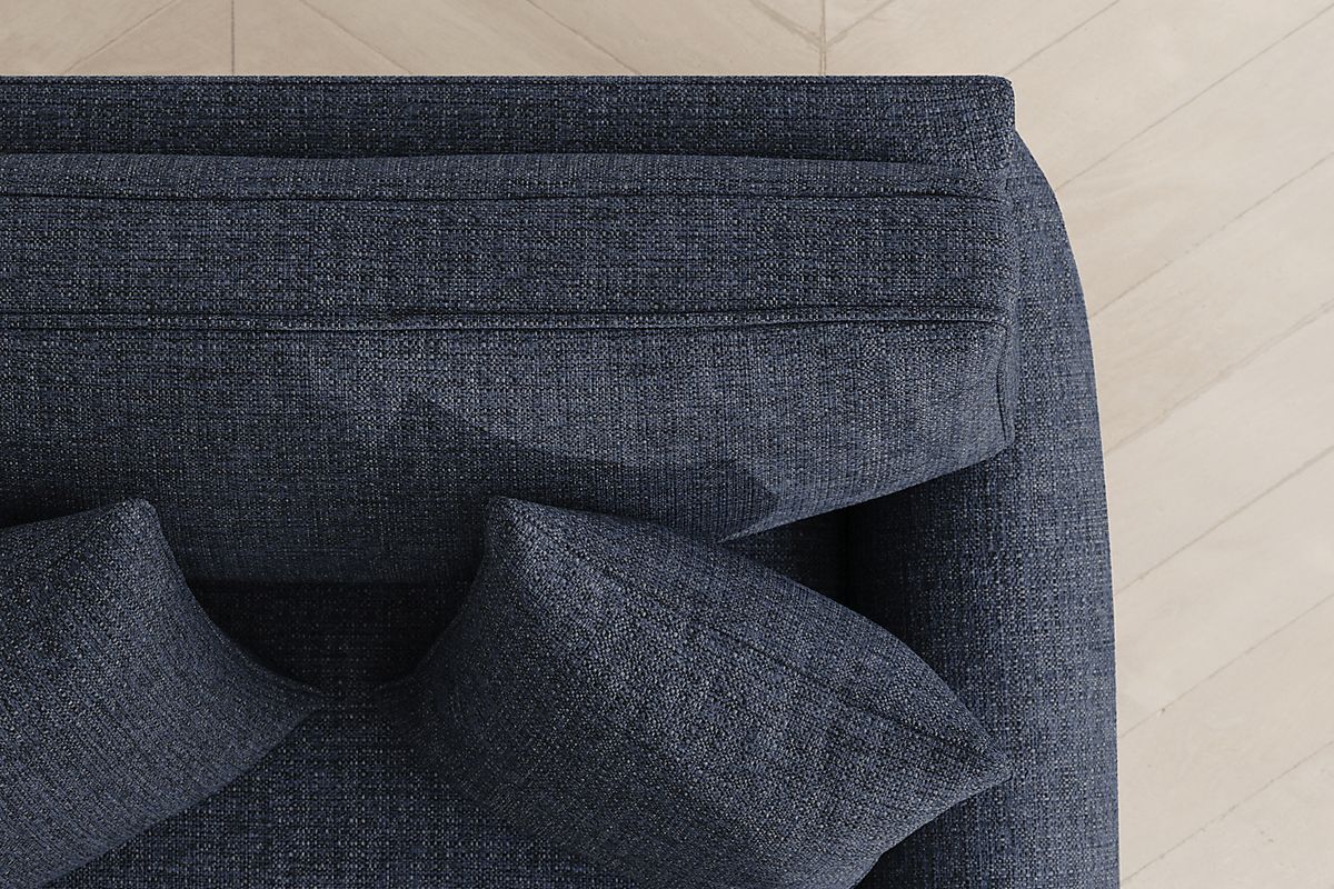 Cindy Crawford Bellingham Midnight Blue Textured Chair | Rooms to Go