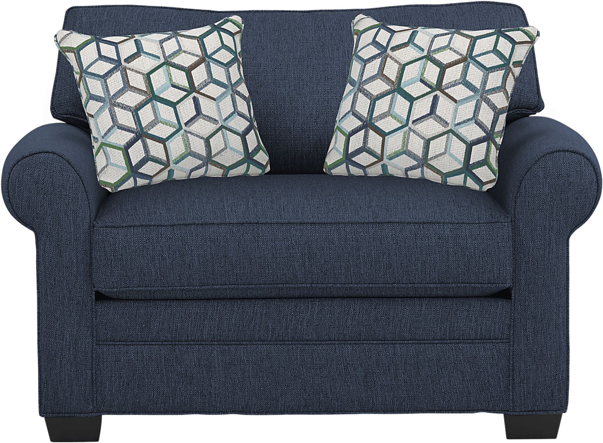 Bellingham Midnight Textured Gel Foam Sleeper Chair - Image 2
