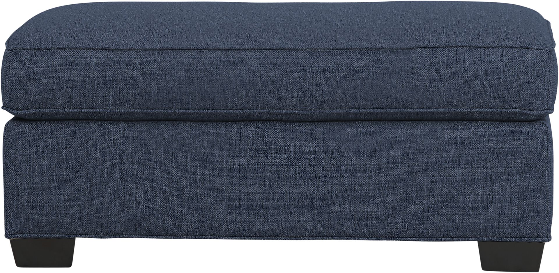 Cindy Crawford Home Bellingham Midnight Textured Ottoman - Image 2
