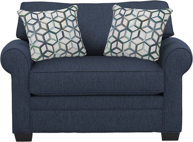 Bellingham Midnight Textured Sleeper Chair - Thumbnail - Image 2
