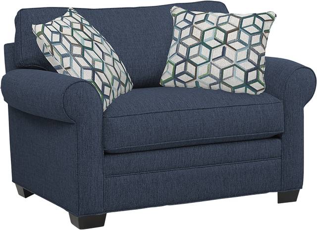 Bellingham Midnight Textured Sleeper Chair - Thumbnail - Image 1
