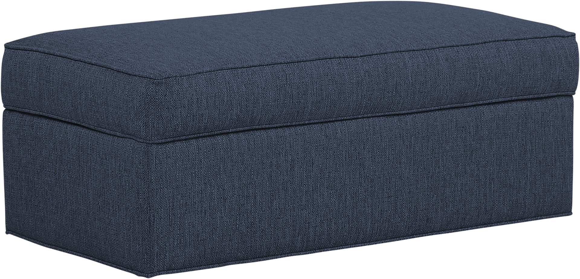 Bellingham Midnight Textured Storage Ottoman - Image 2