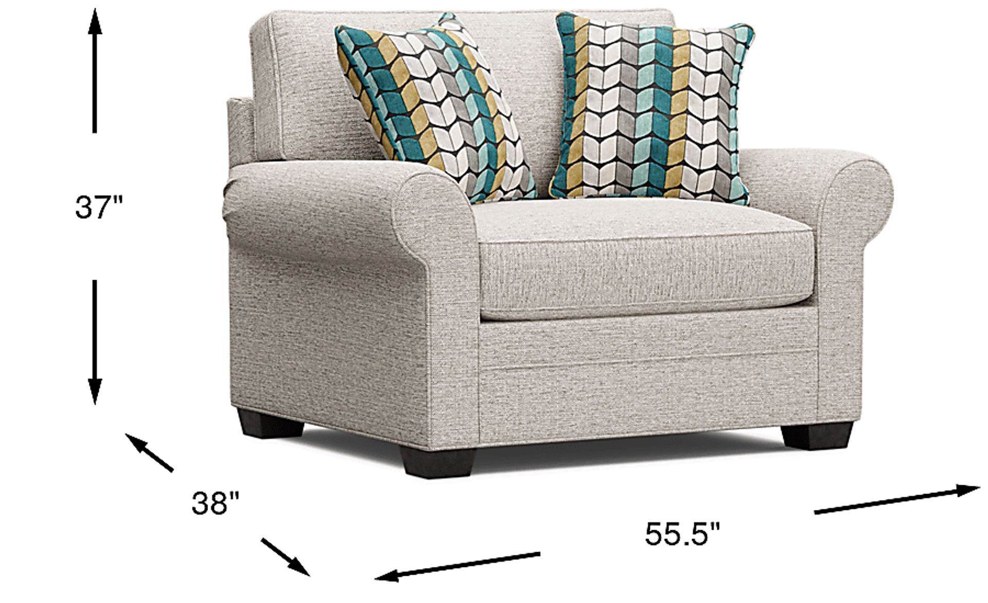 Dimension Image. Please refer to the Dimension Tab on this page for dimension details.